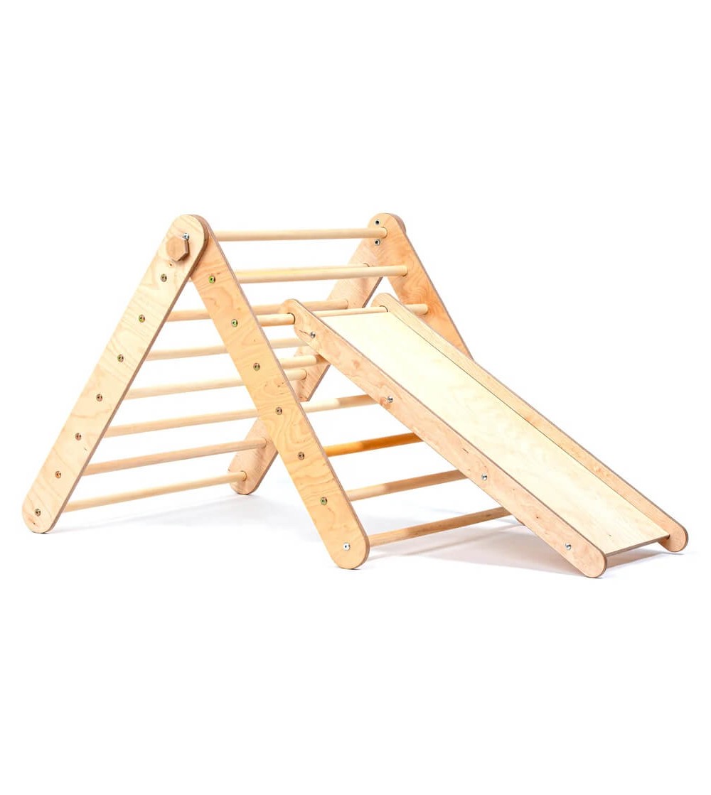 Triunghi Pikler, Duck Woodworks, natur - Jucării și accesorii sportive