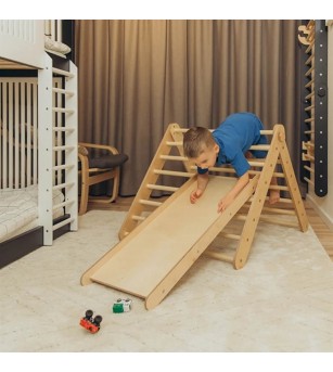 Triunghi Pikler, Duck Woodworks, natur - Jucării și accesorii sportive