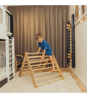 Triunghi Pikler, Duck Woodworks, natur - Jucării și accesorii sportive