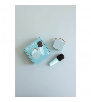 Set Karaoke Lalarma, cu Microfon + boxa cu Bluetooth, Blue - Top cadouri copii