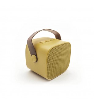 Set Karaoke Lalarma, cu Microfon + boxa cu Bluetooth, Galben - Top cadouri copii