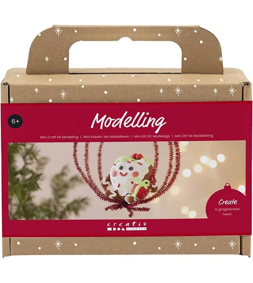 Mini kit creativ plastilină Silk Clay, figurină de Crăciun - Seturi Crăciun