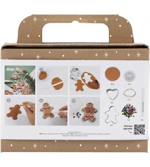 Kit de modelare ornamente brad- Omuleț de turtă dulce - Seturi Crăciun