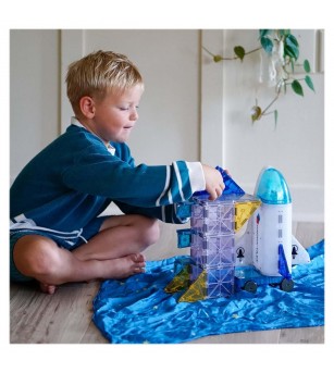 Set magnetic Magna-Tiles Space, 32 piese - Jucarii magnetice Set magnetic Magna-Tiles Space, 32 piese - Jucarii magnetice