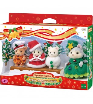 Figurine Sylvanian Families 5710 - Prietenii de Craciun - Figurine
