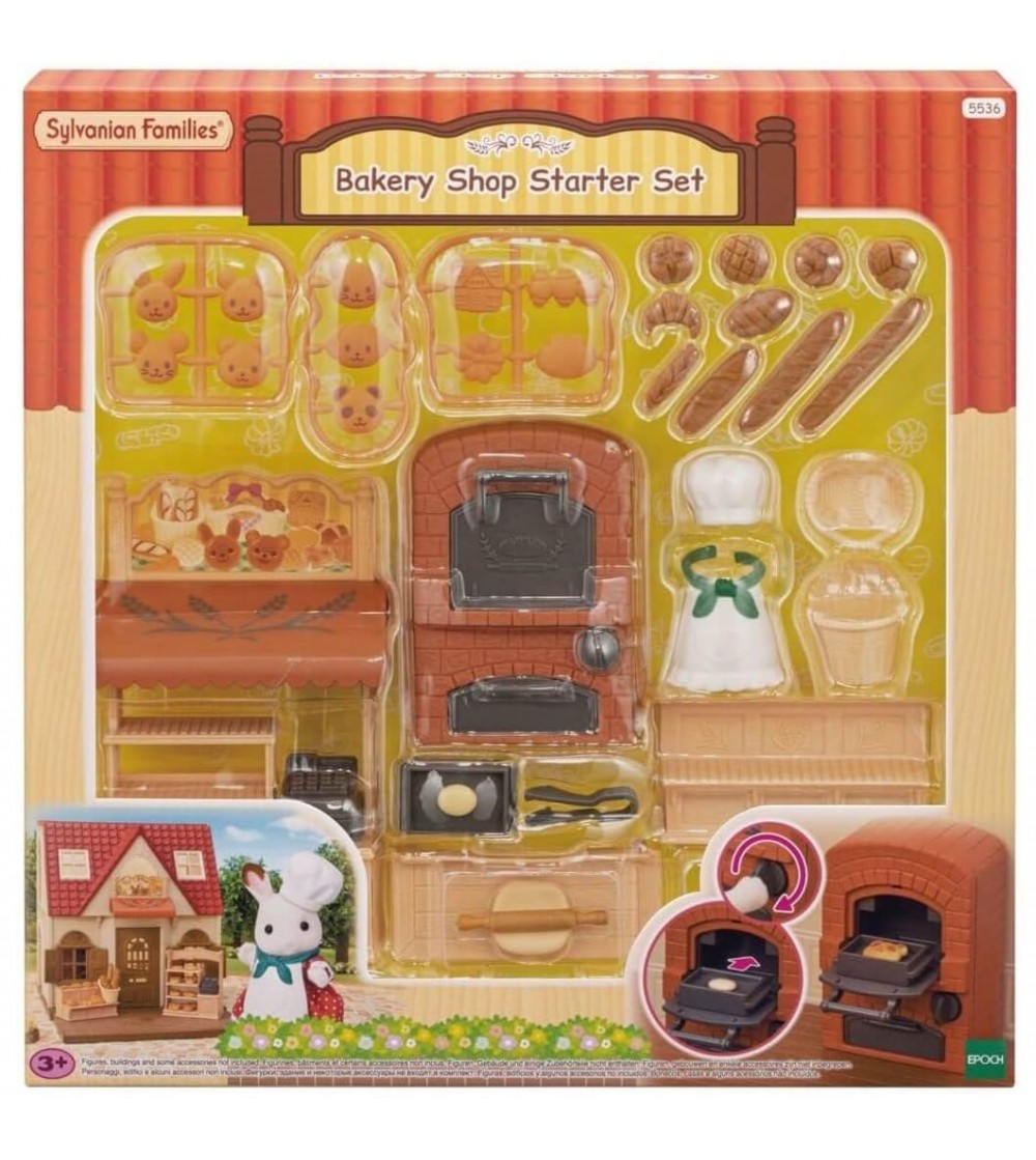 Set Sylvanian Families 5536 - Bakery Shop - Figurine