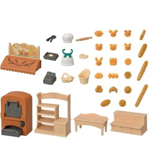 Set Sylvanian Families 5536 - Bakery Shop - Figurine
