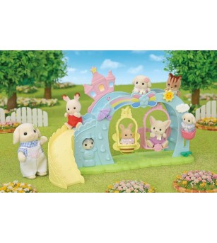 Set Sylvanian Families 5745 - loc de joaca si figurina iepuras - Figurine Set Sylvanian Families 5745 - loc de joaca si figurina iepuras - Figurine