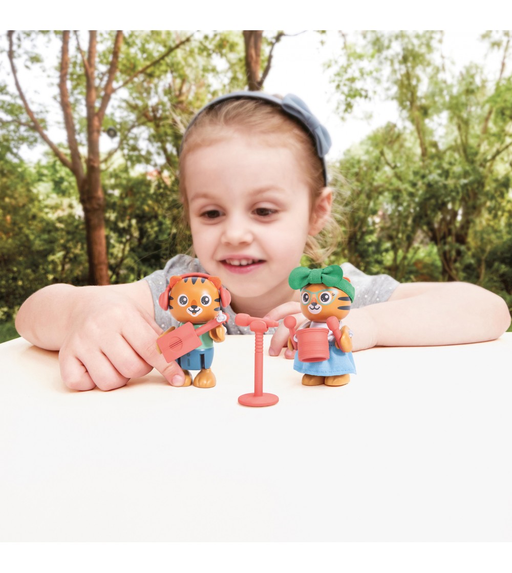 Jucarie din lemn - Milo & Melody (11 piese) - Figurine