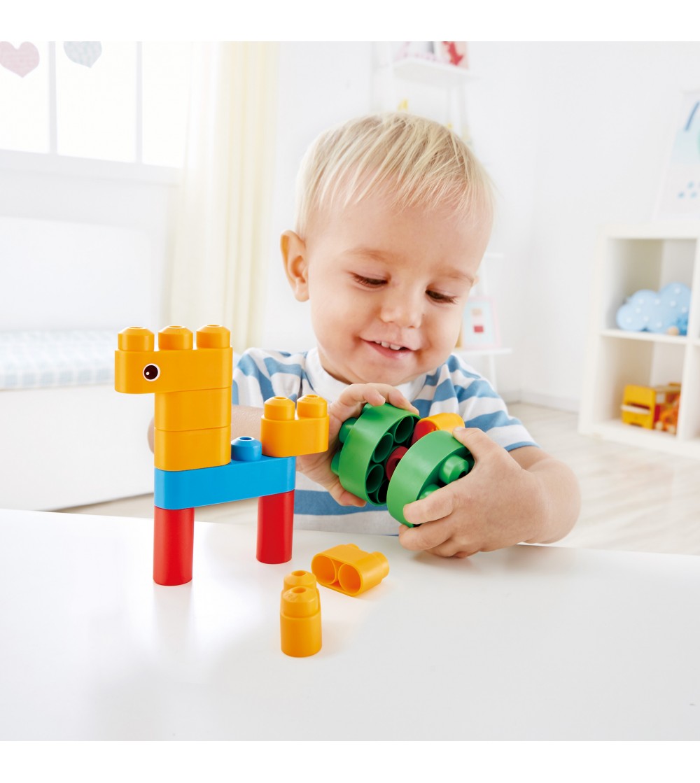 PolyM - Animale creative de jucarie (18 piese) - Jocuri construcție