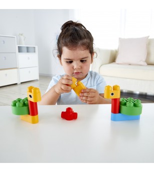 PolyM - Animale creative de jucarie (18 piese) - Jocuri construcție