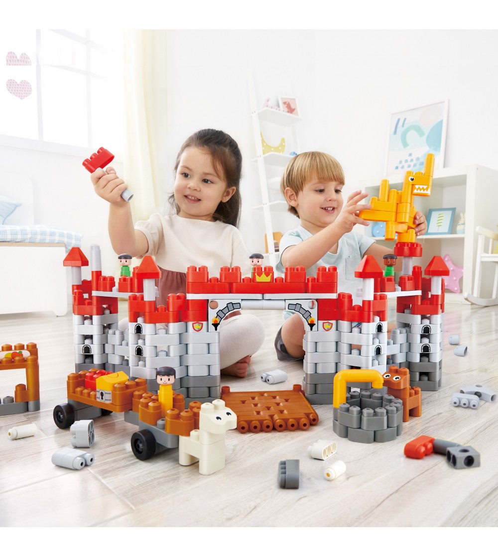 PolyM - Castel de jucarie (310 piese) - Jocuri construcție PolyM - Castel de jucarie (310 piese) - Jocuri construcție