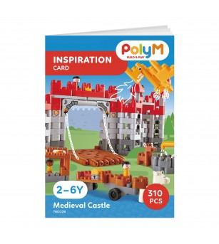PolyM - Castel de jucarie (310 piese) - Jocuri construcție PolyM - Castel de jucarie (310 piese) - Jocuri construcție