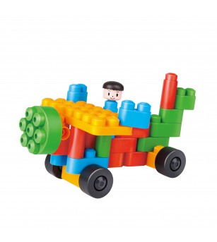 PolyM - Kit de constructie creativ de jucarie (25 piese) - Jocuri construcție