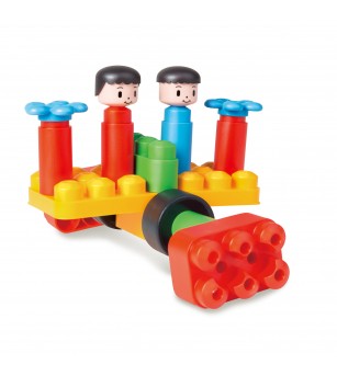 PolyM - Kit de joaca pentru aventura pentru copii (110 piese) - Jocuri construcție