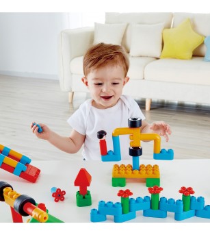 PolyM - Kit de joaca pentru aventura pentru copii (110 piese) - Jocuri construcție