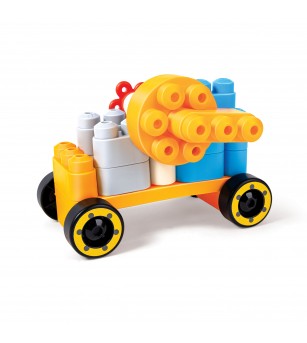 PolyM - Masina de pompieri de jucarie (106 piese) - Vehicule de jucărie