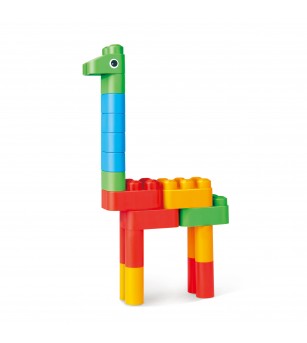 PolyM - Set constructie gradina zoologica pentru copii (31 piese) - Jocuri construcție PolyM - Set constructie gradina zoologica pentru copii (31 piese) - Jocuri construcție