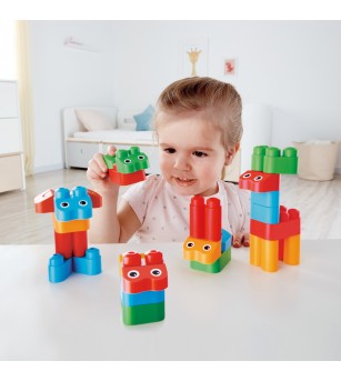 PolyM - Set constructie gradina zoologica pentru copii (31 piese) - Jocuri construcție PolyM - Set constructie gradina zoologica pentru copii (31 piese) - Jocuri construcție