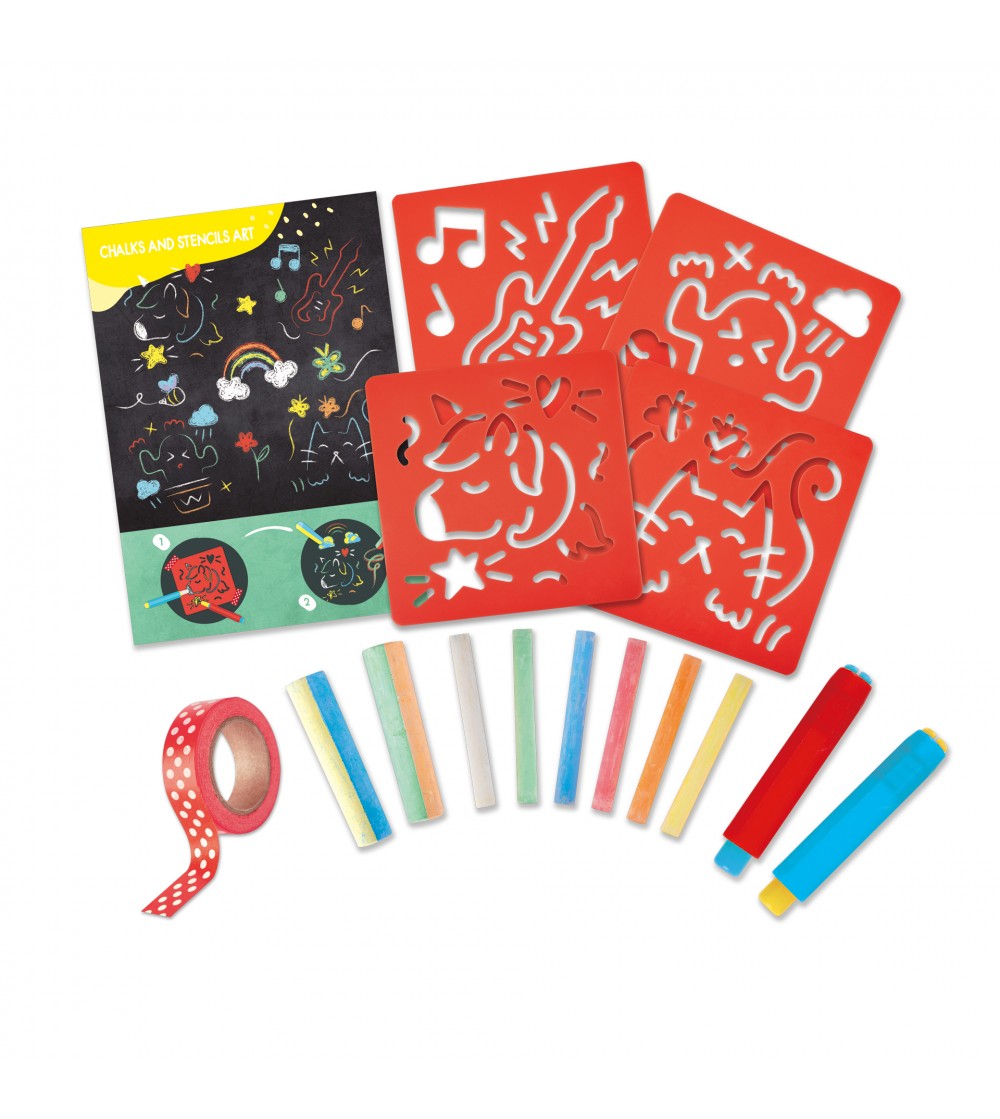 Kit desene cu creta - 22 piese - Seturi de pictura și desenat