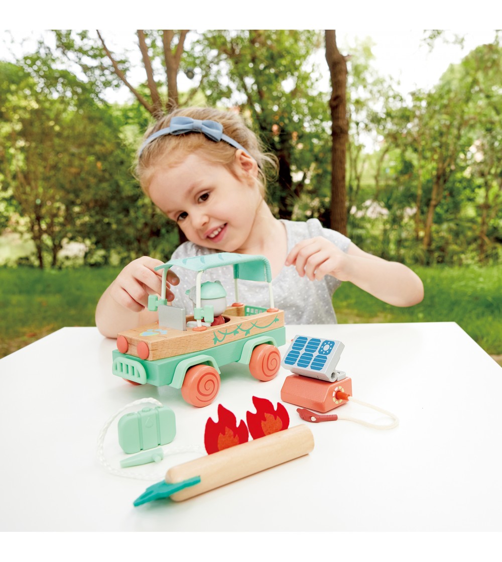 Jucarie din lemn - Solar Offroad Adventures (11 piese) - Căsuțe de păpuși și accesorii Jucarie din lemn - Solar Offroad Adventures (11 piese) - Căsuțe de păpuși și accesorii