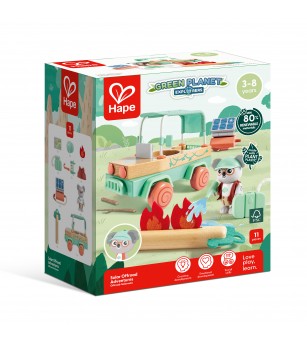 Jucarie din lemn - Solar Offroad Adventures (11 piese) - Căsuțe de păpuși și accesorii Jucarie din lemn - Solar Offroad Adventures (11 piese) - Căsuțe de păpuși și accesorii