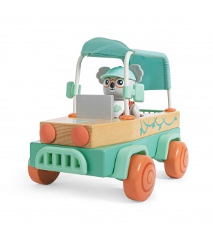 Jucarie din lemn - Solar Offroad Adventures (11 piese) - Căsuțe de păpuși și accesorii Jucarie din lemn - Solar Offroad Adventures (11 piese) - Căsuțe de păpuși și accesorii