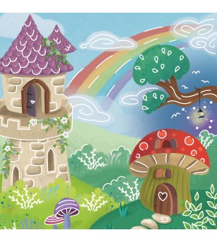 Kit de creat magneti tematica Fantasy - 17 piese - Seturi creative DIY