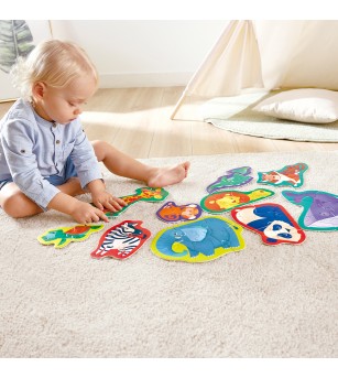Set 10 puzzle-uri prietenii junglei (18-36 luni) - Puzzle copii Set 10 puzzle-uri prietenii junglei (18-36 luni) - Puzzle copii