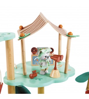 Jucarie din lemn - Sediul padurarului (21 piese) - Căsuțe de păpuși și accesorii Jucarie din lemn - Sediul padurarului (21 piese) - Căsuțe de păpuși și accesorii