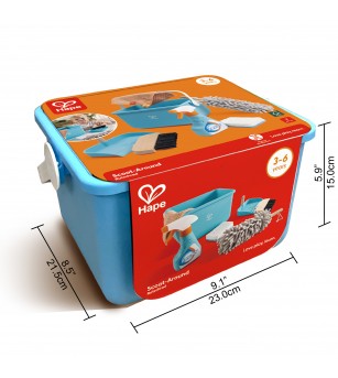 Jucarie - Set de curatenie cu galeata (7 piese) - Seturi de menaj si bricolaj copii