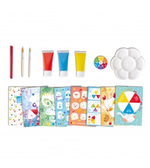 Kit pictura mix de culori - 16 piese - Seturi cu pictura
