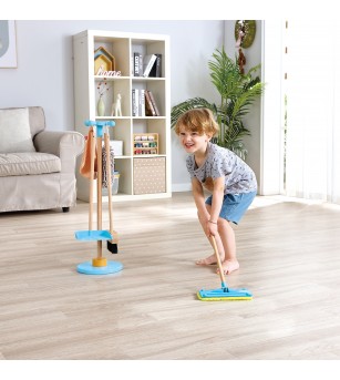 Jucarie - Set de curatenie cu matura (6 piese) - Seturi de menaj si bricolaj copii