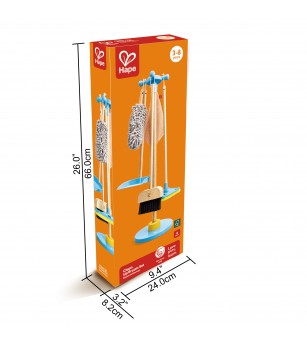 Jucarie - Set de curatenie cu matura (6 piese) - Seturi de menaj si bricolaj copii