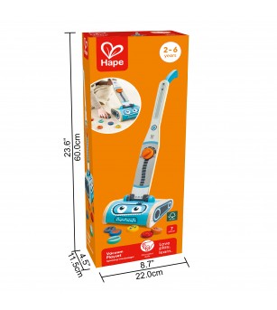 Jucarie din lemn - Set aspirator (7 piese) - Seturi de menaj si bricolaj copii Jucarie din lemn - Set aspirator (7 piese) - Seturi de menaj si bricolaj copii