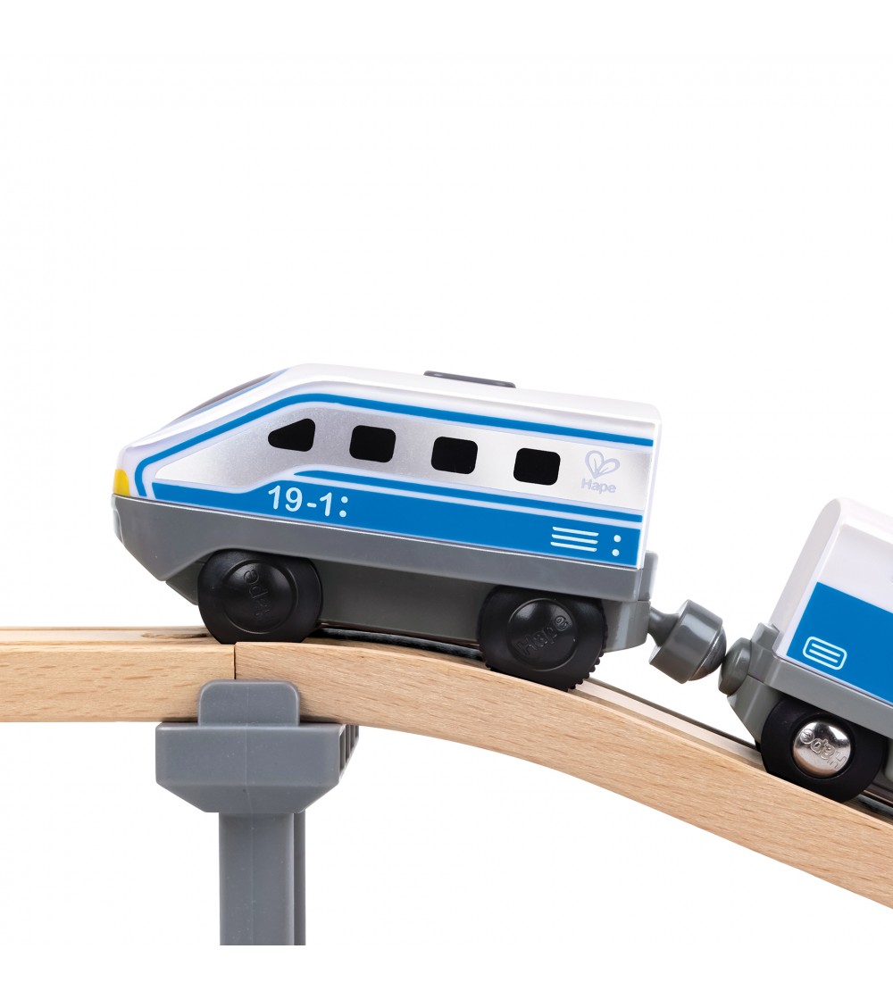 Jucarie - Locomotiva alba alimentata cu baterii - Vehicule de jucărie
