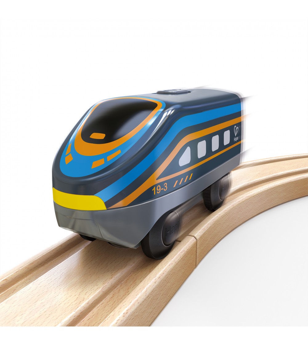 Jucarie - Locomotiva neagra alimentata cu baterii - Vehicule de jucărie