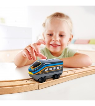 Jucarie - Locomotiva neagra alimentata cu baterii - Vehicule de jucărie