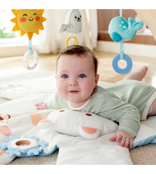 Salteluta cu activitati senzoriale - Ursulet - Jucării bebeluși