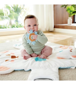 Salteluta cu activitati senzoriale - Ursulet - Jucării bebeluși