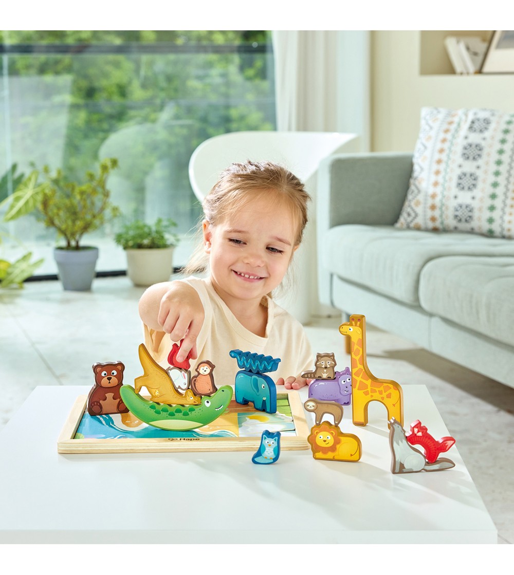 Puzzle din lemn - Regatul animalelor - Puzzle copii
