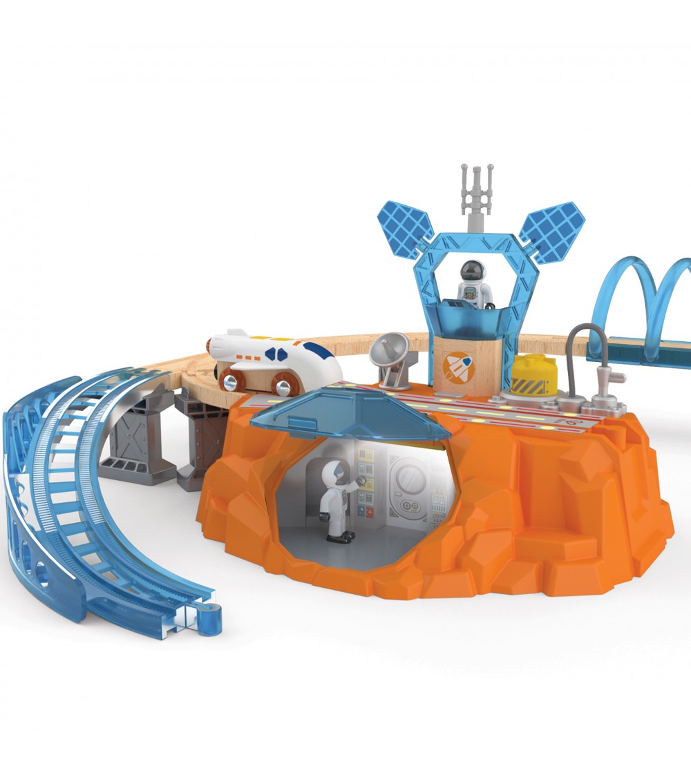 Jucarie - Set de sine de explorare pe Marte (48 piese) - Vehicule de jucărie