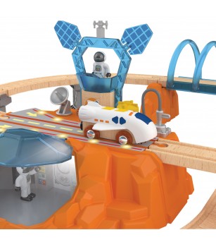 Jucarie - Set de sine de explorare pe Marte (48 piese) - Vehicule de jucărie
