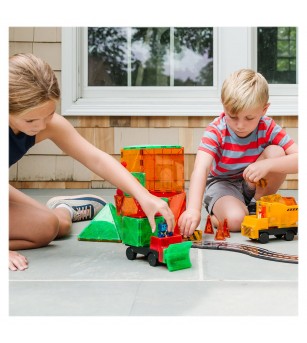 Set magnetic Magna-Tiles Builder XL, 50 piese - Jucarii magnetice