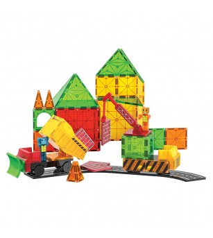 Set magnetic Magna-Tiles Builder XL, 50 piese - Jucarii magnetice