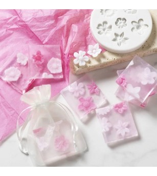 Forme din silicon - Frunze și flori - Lucru manual pentru copii