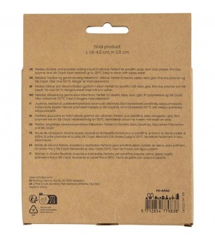 Forme din silicon - Frunze și flori - Lucru manual pentru copii