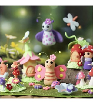 Kit creativ de modelare cu plastilina Silk Clay - zâne - Seturi cu plastilină și modelare