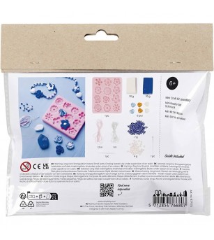 Mini kit creativ bijuterii - flori - Seturi cu mărgele și brățări