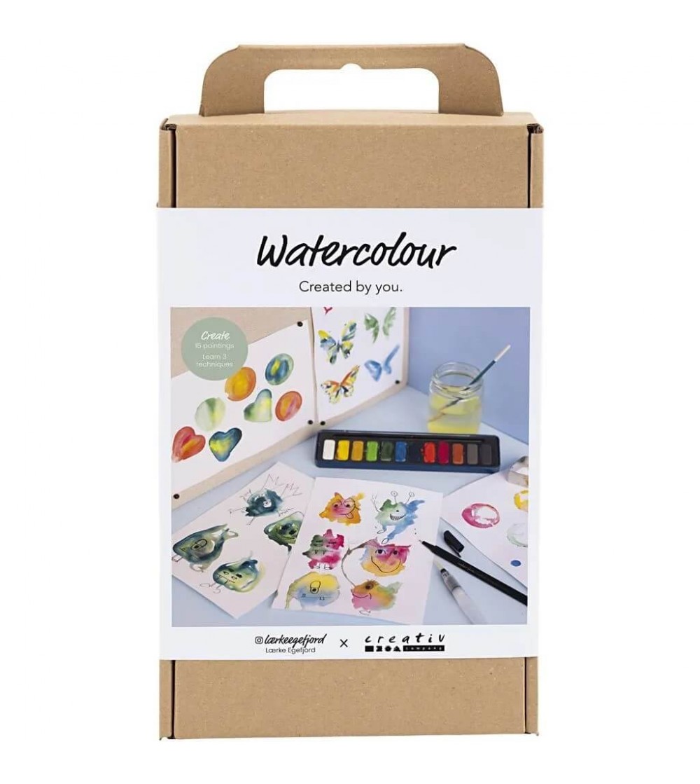 Kit creativ Watercolor - Seturi cu pictura